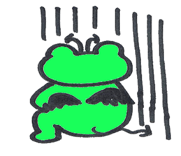 frog place KEROMICHI-AN angel and devil sticker #2186095