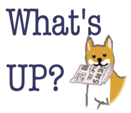 Shiba - English ! sticker #2186380