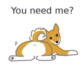 Shiba - English ! sticker #2186382