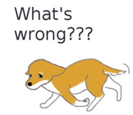 Shiba - English ! sticker #2186384