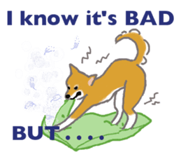 Shiba - English ! sticker #2186393