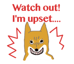 Shiba - English ! sticker #2186407