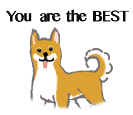 Shiba - English ! sticker #2186412