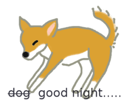 Shiba - English ! sticker #2186415