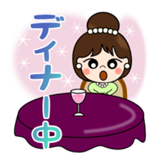 Day-to-day business of Lady sticker #2186675