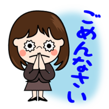 Day-to-day business of Lady sticker #2186678