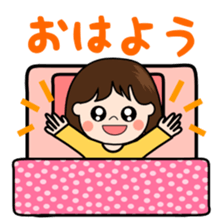 Day-to-day business of Lady sticker #2186690