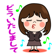 Day-to-day business of Lady sticker #2186692