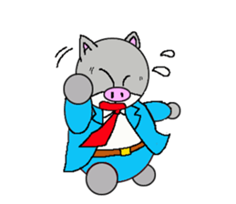 Business Man of the fat cat sticker #2188065