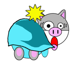 Business Man of the fat cat sticker #2188091