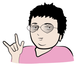 Jye Jye a simple man (EN) sticker #2188226