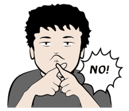 Jye Jye a simple man (EN) sticker #2188234