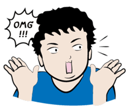 Jye Jye a simple man (EN) sticker #2188238