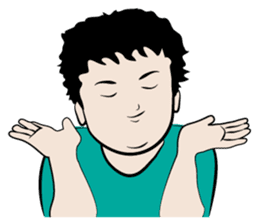 Jye Jye a simple man (EN) sticker #2188240