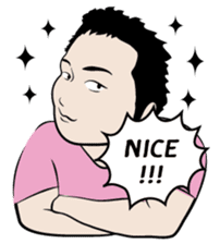 Jye Jye a simple man (EN) sticker #2188244