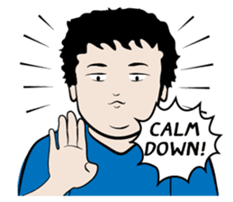 Jye Jye a simple man (EN) sticker #2188253