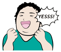 Jye Jye a simple man (EN) sticker #2188254