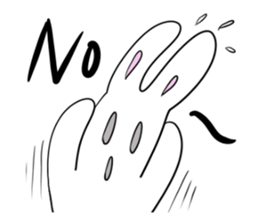 Big legs Rabbit. sticker #2188626