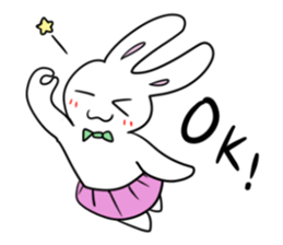 Big legs Rabbit. sticker #2188627