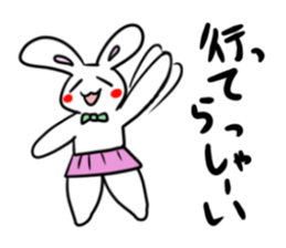 Big legs Rabbit. sticker #2188631