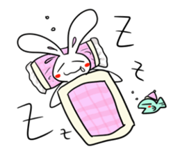 Big legs Rabbit. sticker #2188638