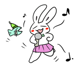 Big legs Rabbit. sticker #2188639