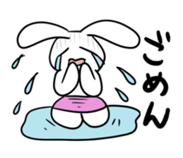 Big legs Rabbit. sticker #2188643