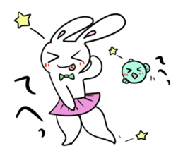 Big legs Rabbit. sticker #2188646