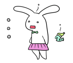 Big legs Rabbit. sticker #2188654