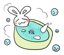 Big legs Rabbit. sticker #2188663