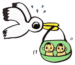 Stork Brings Pregnancy sticker #2188865