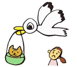 Stork Brings Pregnancy sticker #2188878