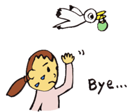 Stork Brings Pregnancy sticker #2188879