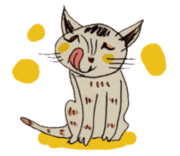 usupera's funny cats sticker #2189075