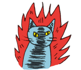 usupera's funny cats sticker #2189076