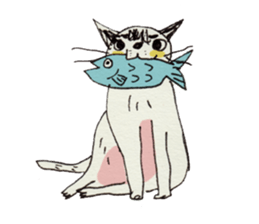 usupera's funny cats sticker #2189088