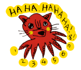 usupera's funny cats sticker #2189091