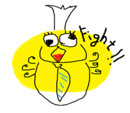 Insects and boiled egg man sticker #2189923