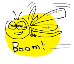 Insects and boiled egg man sticker #2189929