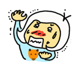 The Momo Girl at Work sticker #2190234