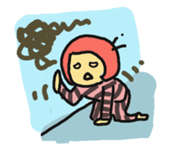 The Momo Girl at Work sticker #2190235