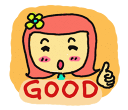 The Momo Girl at Work sticker #2190238