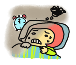 The Momo Girl at Work sticker #2190240