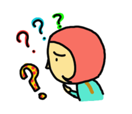 The Momo Girl at Work sticker #2190255