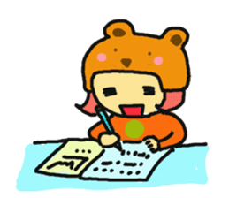 The Momo Girl at Work sticker #2190262