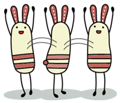 usakkoro and friends. sticker #2191137