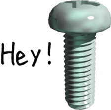 Screw (English) sticker #2192224