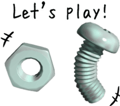 Screw (English) sticker #2192226