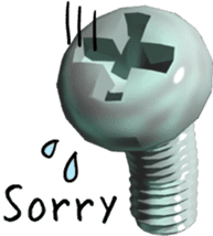 Screw (English) sticker #2192230