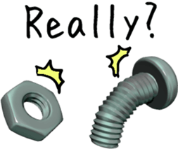 Screw (English) sticker #2192240